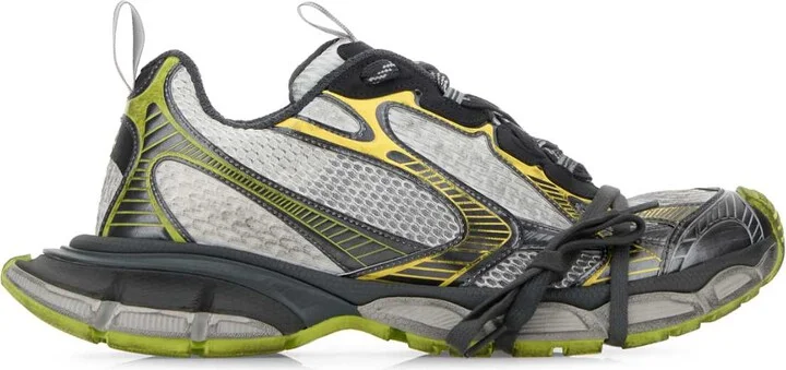 Multicolor Mesh And Rubber 3xl Sneakers