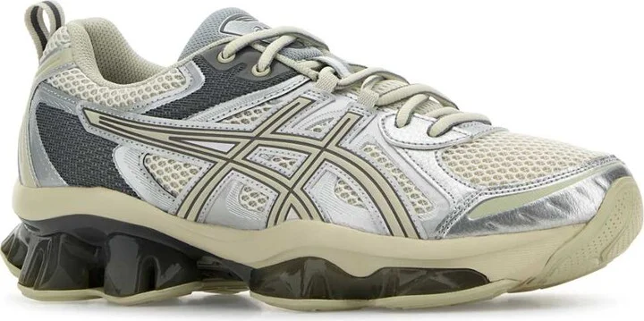 Multicolor Mesh And Rubber Gel Quantum Kinetic Sneakers - Image 2