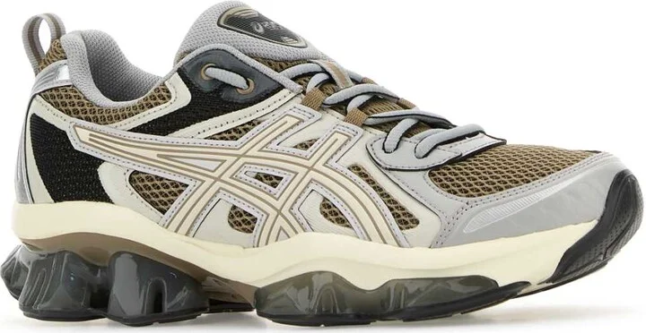 Multicolor Mesh And Rubber Gel Quantum Kinetic Sneakers - Image 2
