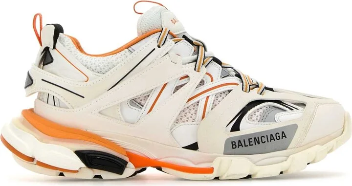 Multicolor Mesh And Rubber Track Sneakers