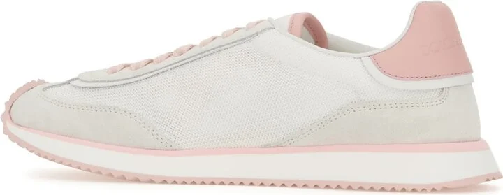 Multicolor Mesh And Split Leather Cushion Sneakers - Image 3