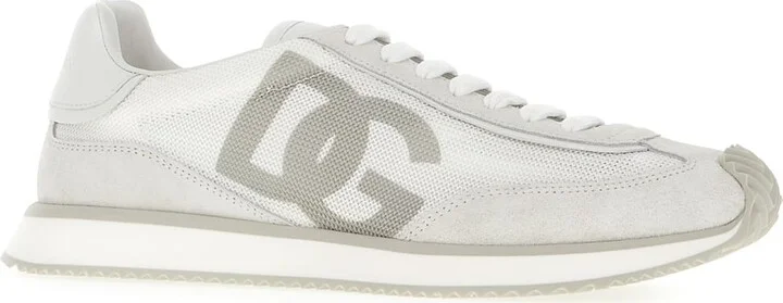 Multicolor Mesh And Split Leather Cushion Sneakers - Image 2