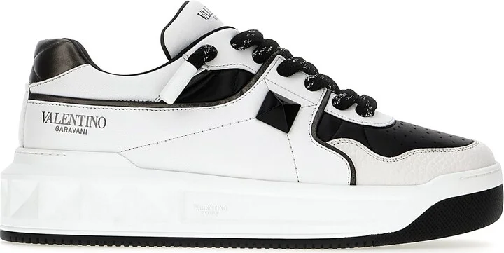 Multicolor Nappa Leather And Fabric One Stud Xl Sneakers