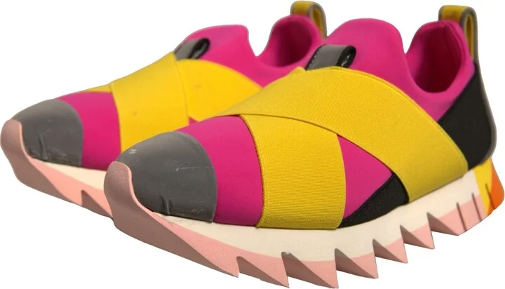 Multicolor Neoprene Elastic Ibiza Sneakers Women's Shoes (Pre-Owned) - Image 3