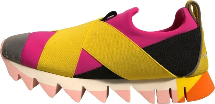 Multicolor Neoprene Elastic Ibiza Sneakers Women's Shoes (Pre-Owned) - Image 5