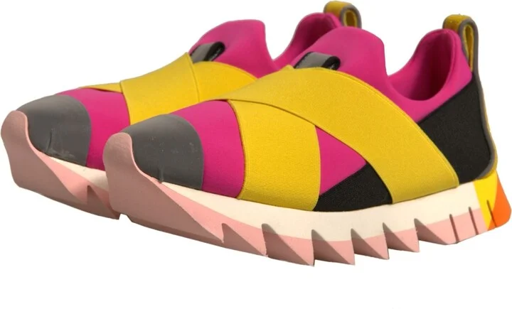 Multicolor Neoprene Elastic Ibiza Sneakers Women's Shoes (Pre-Owned) - Image 4