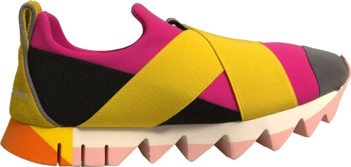 Multicolor Neoprene Elastic Ibiza Sneakers Women's Shoes (Pre-Owned)