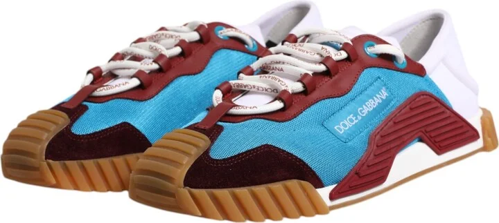 Multicolor Nylon NS1 Low Top Sneakers Men's Shoes - Image 4