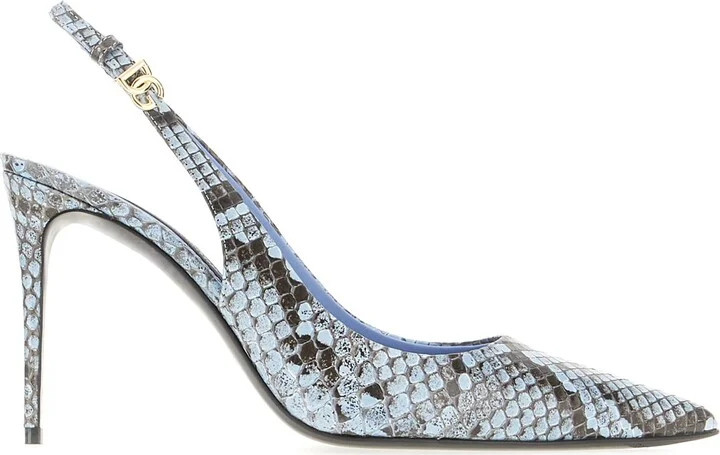 Multicolor Python Pumps