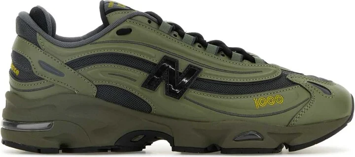 Multicolor Rubber And Mesh 1000 Sneakers