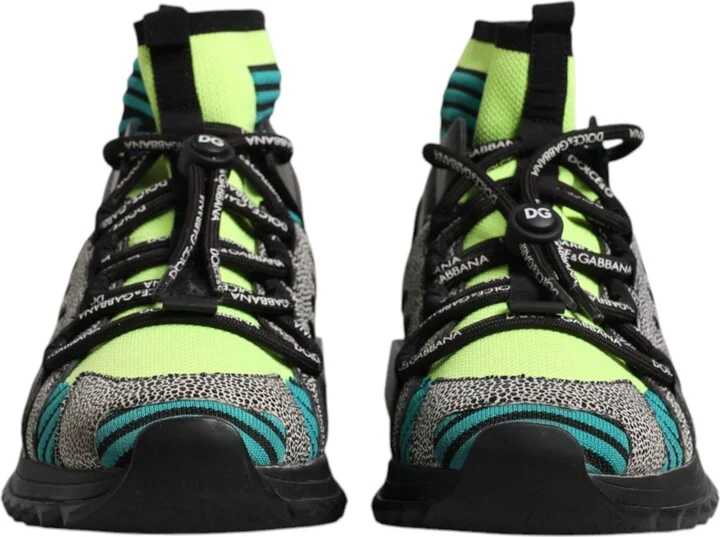Multicolor Sorrento Logo Sneakers Socks Men's Shoes (Pre-Owned) - Image 2