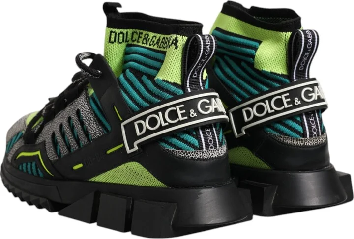 Multicolor Sorrento Logo Sneakers Socks Men's Shoes (Pre-Owned) - Image 5