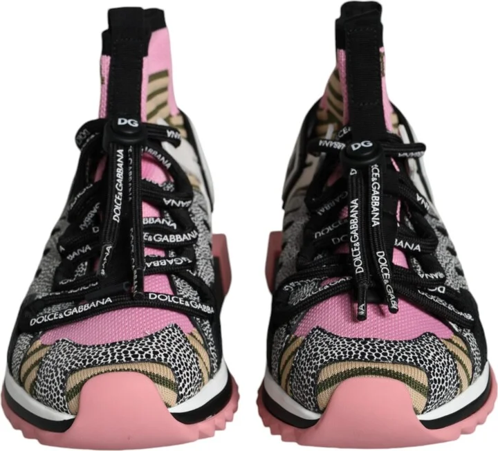 Multicolor Sorrento Socks Logo Sneakers Women's Shoes - Image 2
