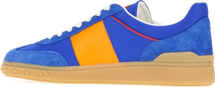 Multicolor Split Leather And Leather Upvillage Sneakers - Image 3