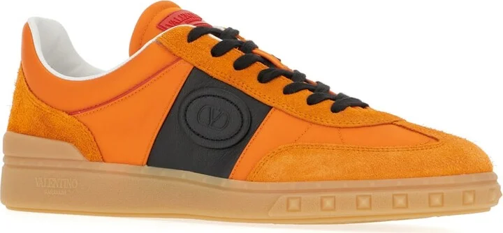 Multicolor Split Leather And Leather Upvillage Sneakers - Image 2
