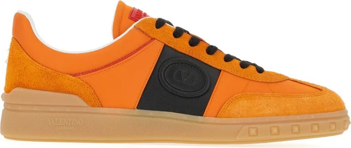 Multicolor Split Leather And Leather Upvillage Sneakers