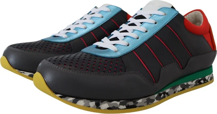 Multicolor Sport Low Top Shoes Men's Sneakers - Image 4