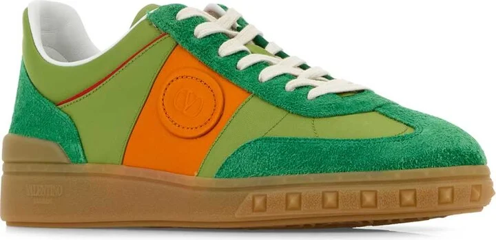 Multicolor Suede And Fabric Upvillage Sneakers - Image 2