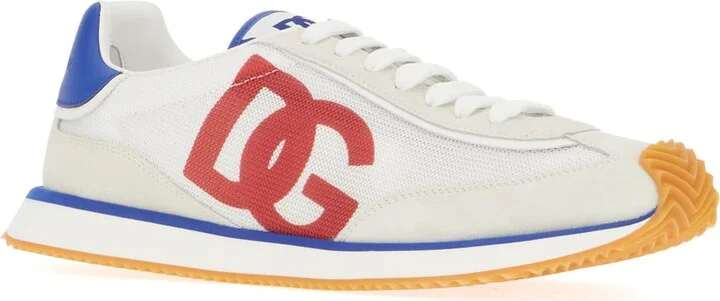 Multicolor Suede And Mesh Dg Aria Sneakers - Image 2