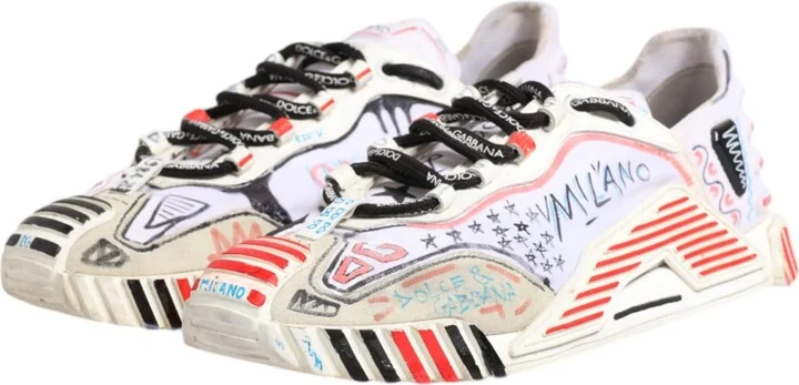 Multicolor Suede Fabric NS1 Sneakers Men's Shoes (Pre-Owned) - Image 4