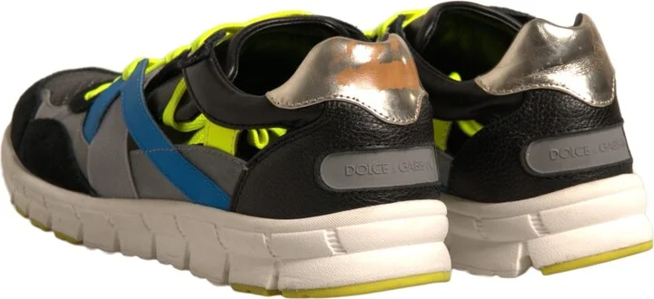 Multicolor Suede Low Top Sneakers Men's Shoes (Pre-Owned) - Image 5