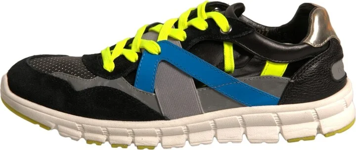 Multicolor Suede Low Top Sneakers Men's Shoes (Pre-Owned) - Image 6