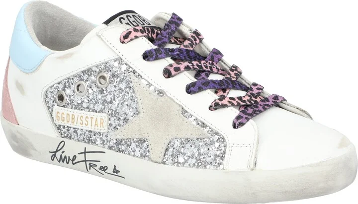 multicolored glitter Superstar