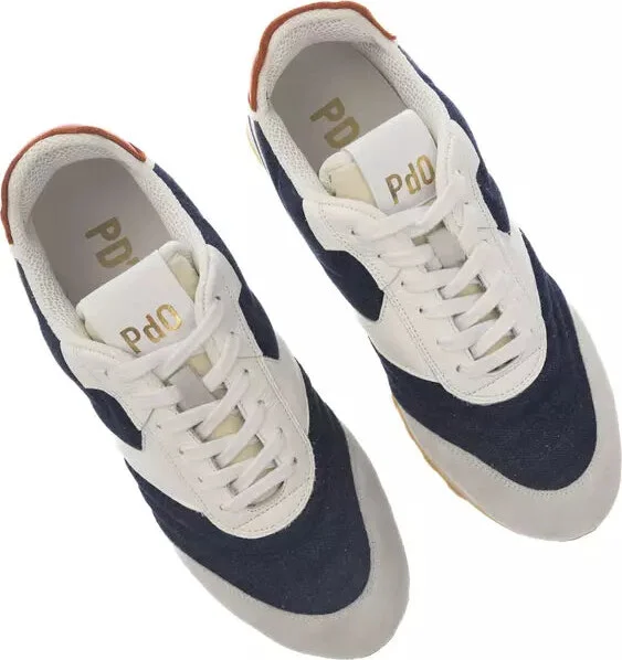 Multicolored Lace-Up Sneaker with Rubber Men's Sole - Image 2