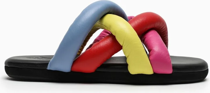 Multicolour Jbraided Sliders