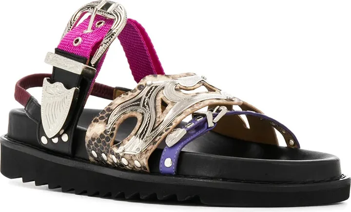 Multiple Straps Slingback Sandals - Image 2