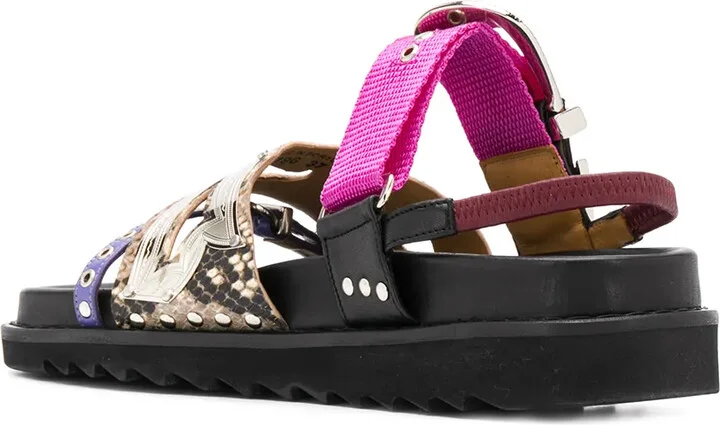 Multiple Straps Slingback Sandals - Image 3