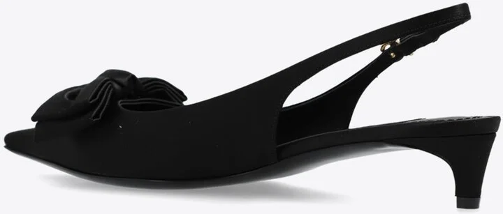 Mun 30 Slingback Satin Pumps - Image 2