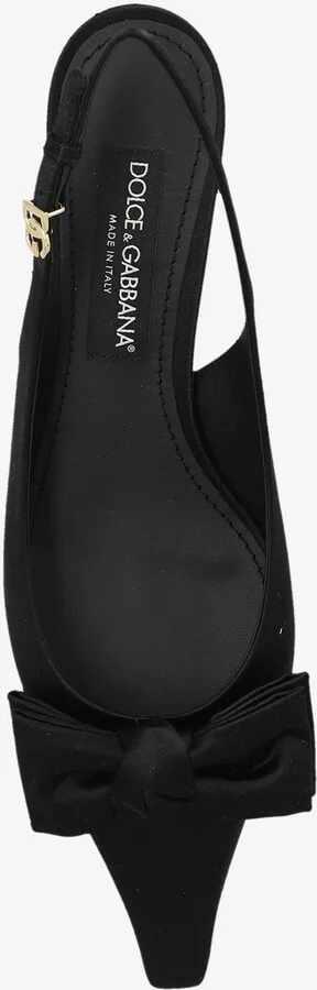 Mun 30 Slingback Satin Pumps - Image 3