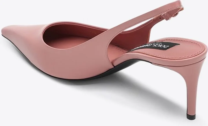 Mun 90 Polished Calfskin Slingback Pumps - Image 2