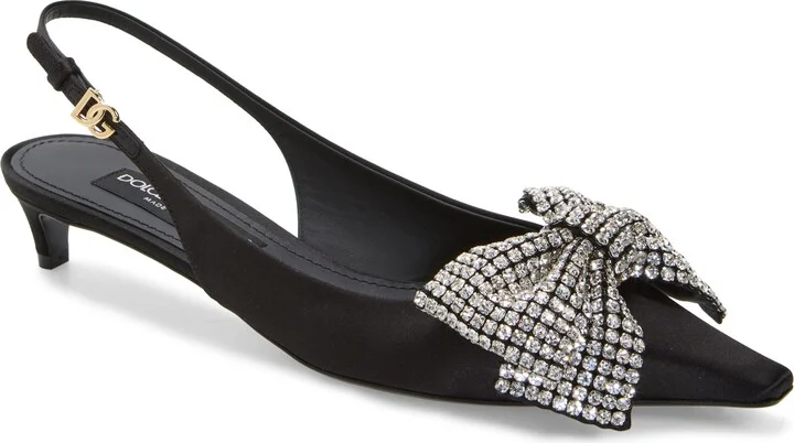 Mun Kitten Heel Slingback Pump