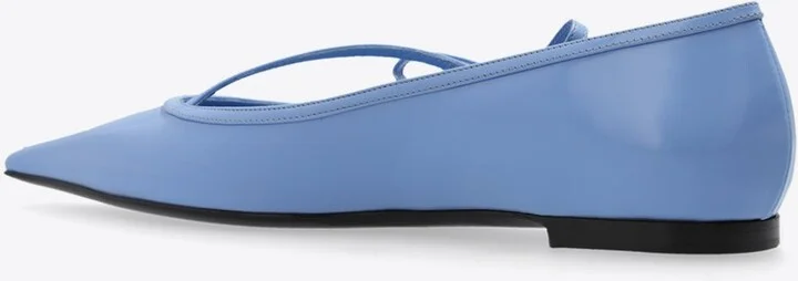 Mun Polished Leather Ballet Flats - Image 2