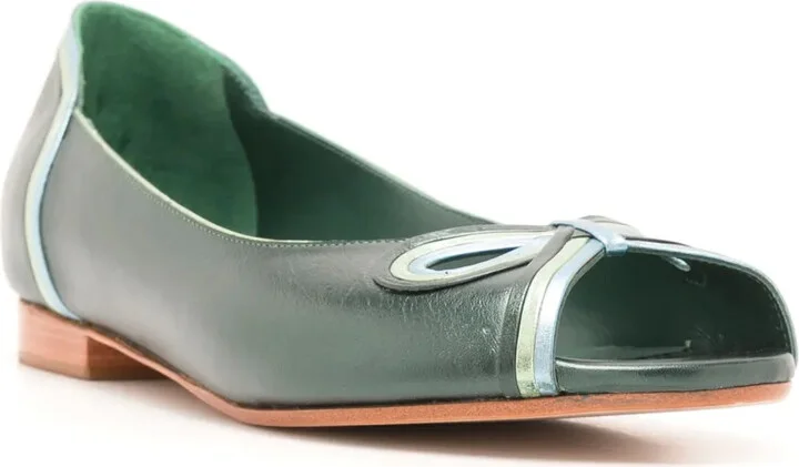Muniz cut-out leather ballet pumps - Image 2