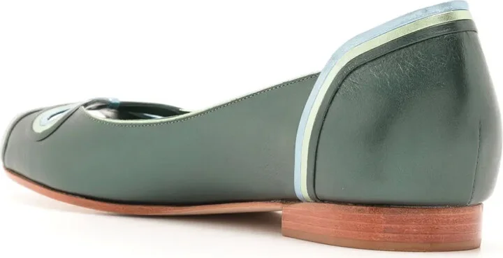 Muniz cut-out leather ballet pumps - Image 3