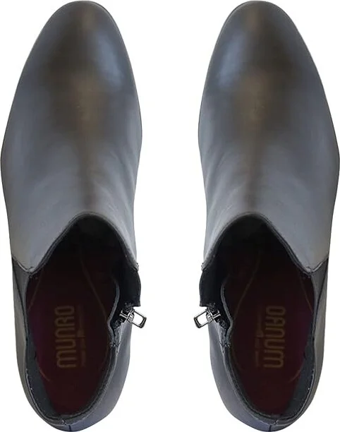 Munro Jackson Women's Boots Black Leather : 7 SS (AAAA) - Image 2