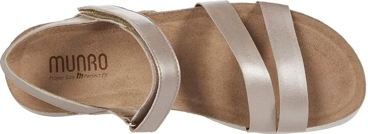 Munro Juniper Women's Shoes Taupe Metallic : 7 SS (AAAA), Leather - Image 2