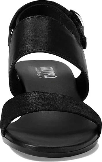 Munro Livia Women's Sandals Black : 9.5 W (D), Leather - Image 2