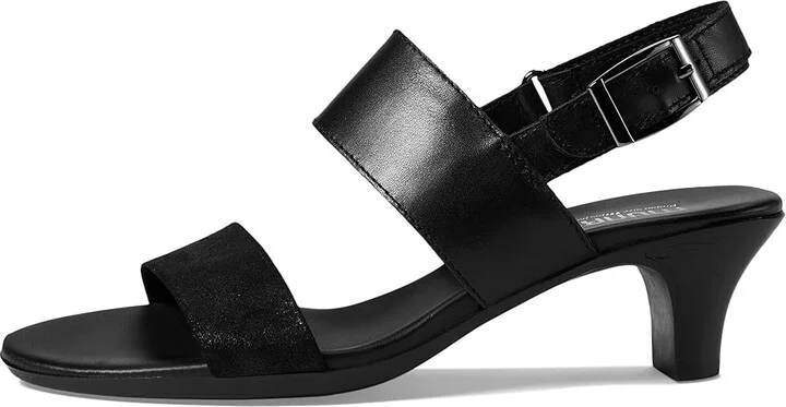 Munro Livia Women's Sandals Black : 9.5 W (D), Leather - Image 5