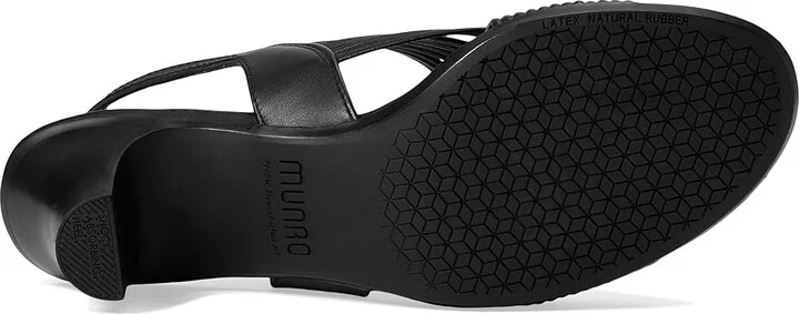 Munro Marianna Women's Sandals Black : 6 W (D), Leather - Image 3