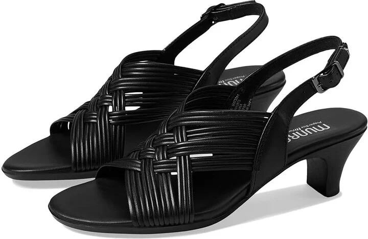 Munro Marianna Women's Sandals Black : 6 W (D), Leather