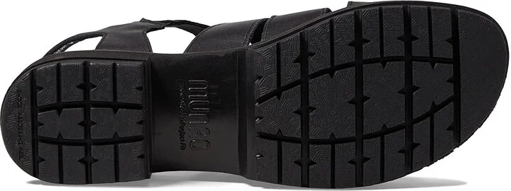 Munro Marley Women's Sandals Black : 7 WW (EE), Leather - Image 3