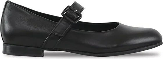 Munro Mj Women's Flat Shoes Black Leather : 6 W (D), Leather/Rubber - Image 4