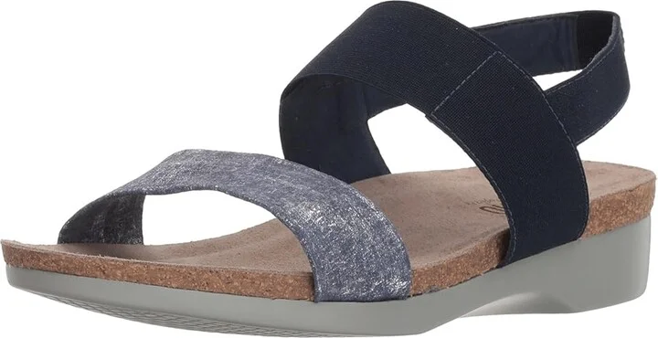 Munro Pisces Women's Sandals Blue/Silver Metallic : 7 SS (AAAA), Leather/Textile - Image 2