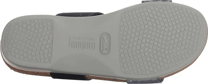 Munro Pisces Women's Sandals Blue/Silver Metallic : 7 SS (AAAA), Leather/Textile - Image 4