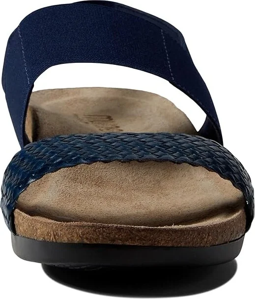 Munro Pisces Women's Sandals Navy : 6 WW (EE), Leather/Textile - Image 5