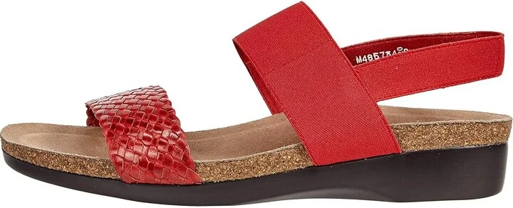 Munro Pisces Women's Sandals Red Woven : 6.5 M (B), Leather - Image 6
